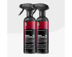 Detailrs PRP Wheels Duo Pack - Velgenreiniger - Velgenreiniger Auto - Velg Reiniger - Iron Remover - Motor Velgen Reiniger - 1L