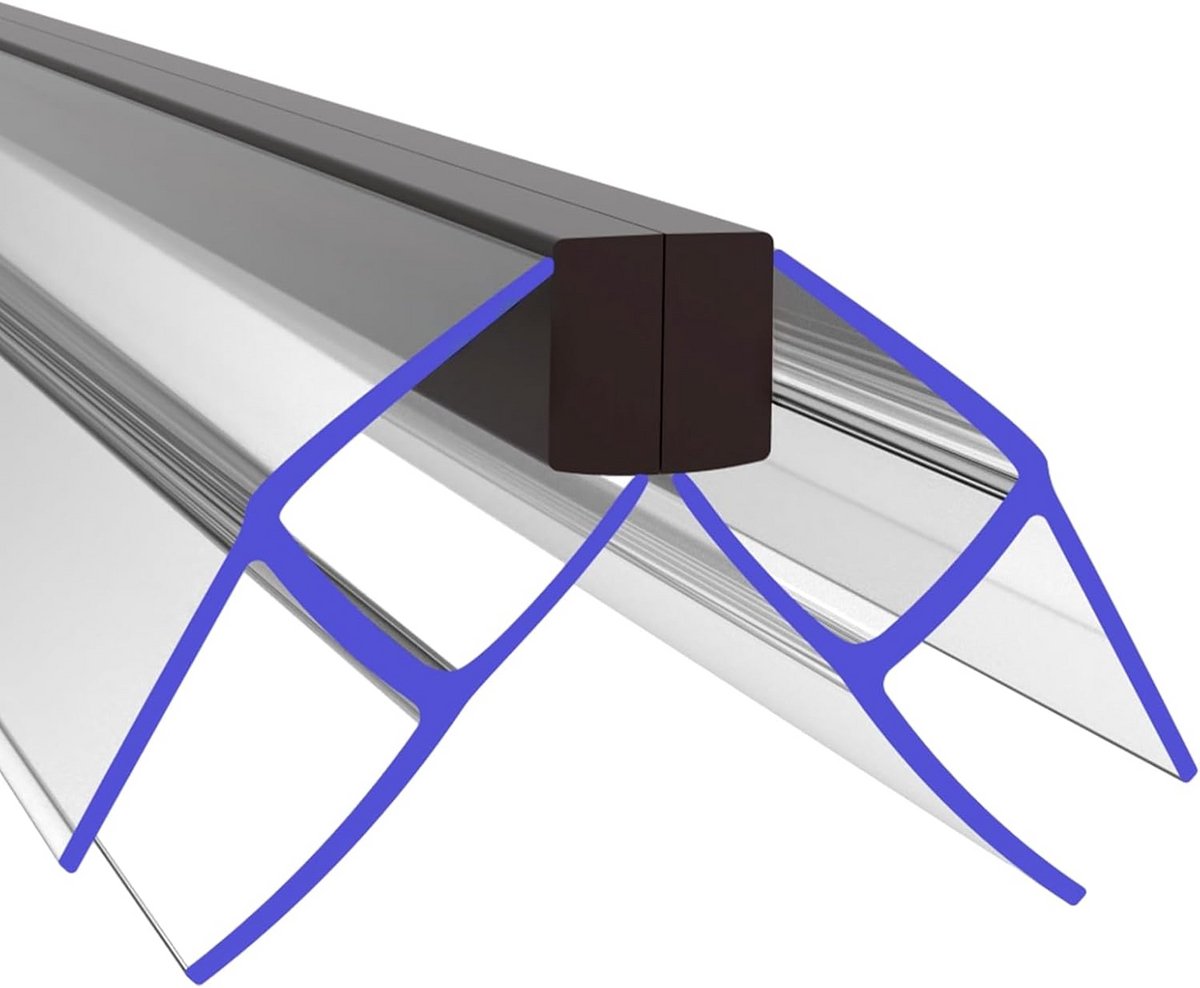 Magnetische Doucheafdichting 2 Meter voor 90 Graden Hoek - 6mm Glasdikte