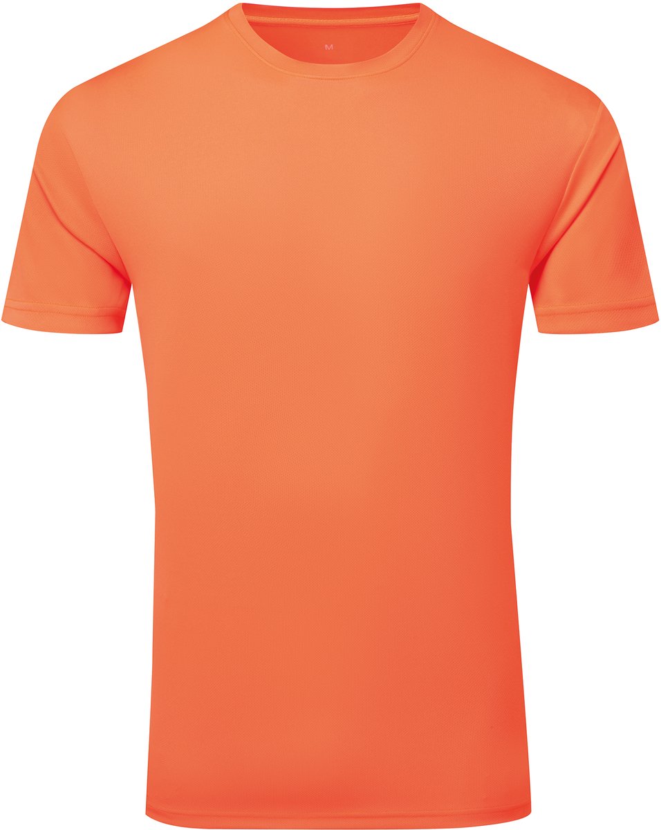 TriDri Men´s Textured Recycled T-Shirt TR503 - Lightning Orange - 3XL