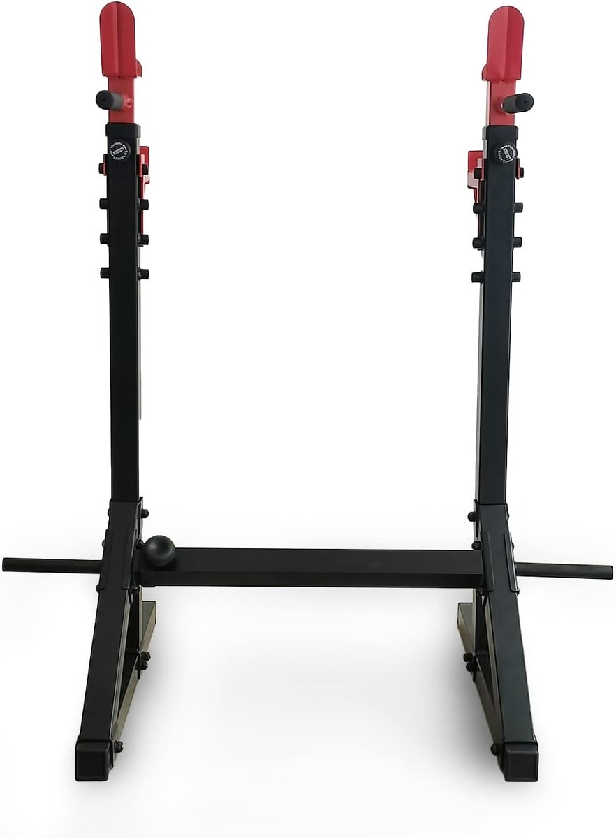 Verstelbaar Multifunctioneel Squat Rek met Dipfunctie voor Krachttraining Thuis
