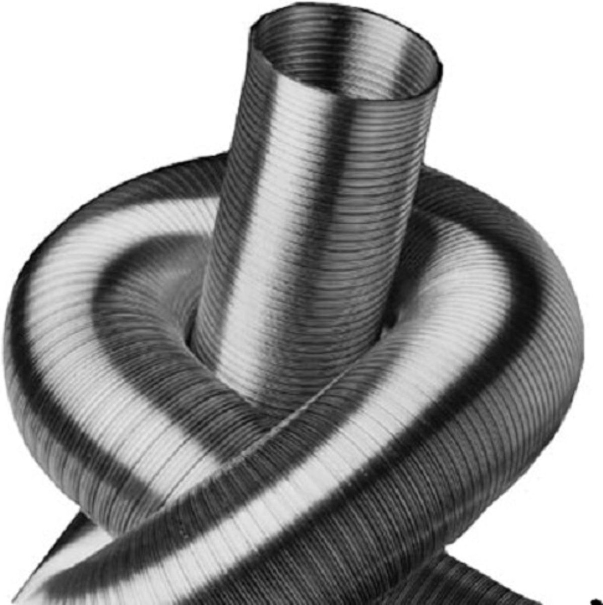 Flexibele Aluminium Ventilatiebuis 5 Meter 63mm Diameter Hittebestendig