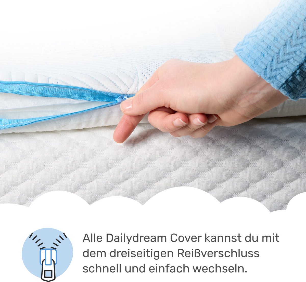 Matrastopper Hoes Puur 140x200x5cm