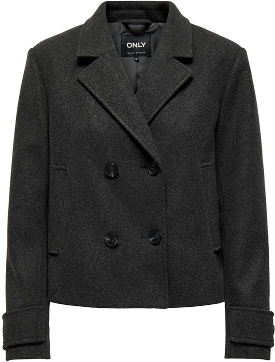 Only Jas Onlfreja Life Short DB Jacket Otw N 15320983 Gris foncé/mélange Taille femme - L