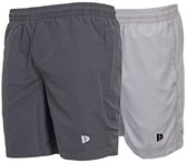 2-PackDonnay - Micro Fibre Short (Ian) - Sportbroek - Heren - Charcoal-marl/Light grey (788) - maat XXL
