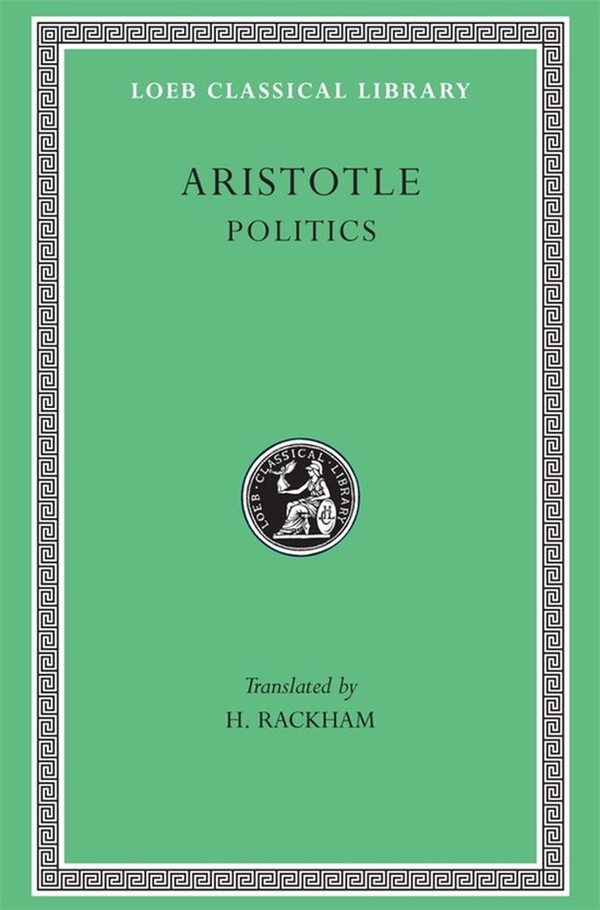 Politics L264 V21 (Trans. Rackham)(Greek) - cover
