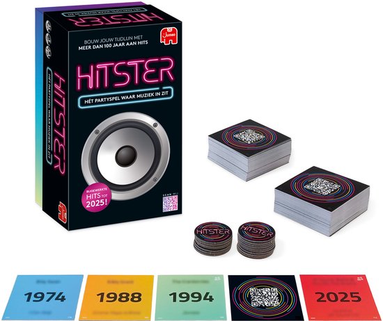 Jumbo - Hitster Original - Nederlandstalig Partyspel - Actiespel