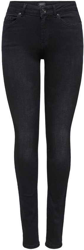 ONLY ONLBLUSH LIFE MID SK DNM REA1099 Dames Skinny Jeans - Maat M x L32