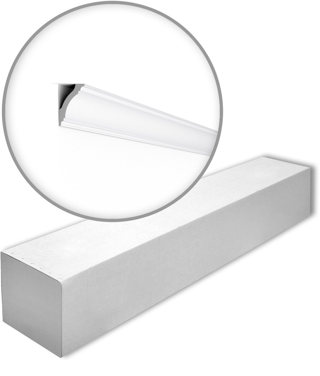 NMC GK-box-10 NOMASTYL Noel Marquet 1 doos 10 stukken Kroonlijst modern design wit | 20 m