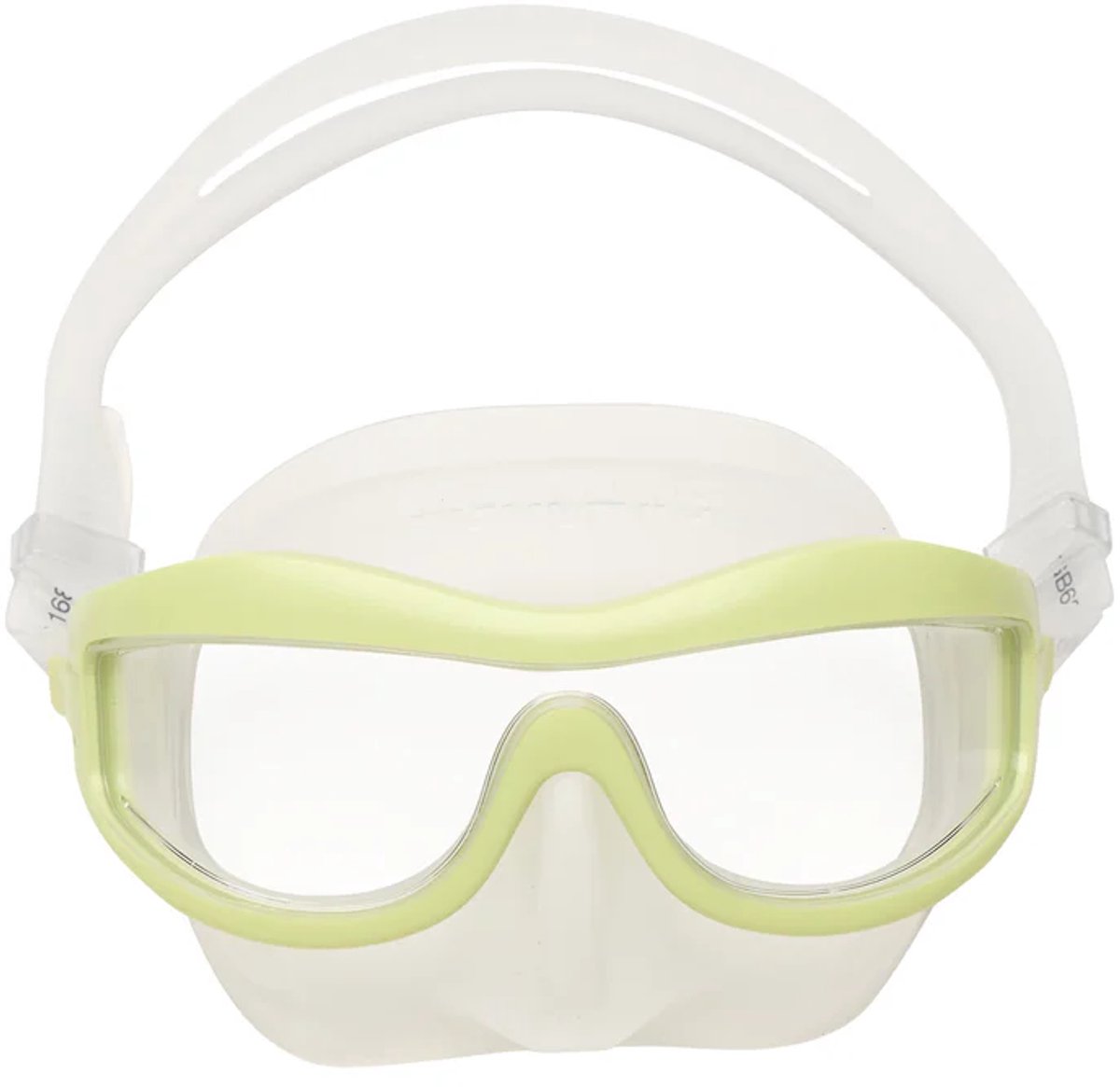 Agulhas Mokarran Duikmasker - Geel – Freediving Masker – Laag Volume – Gehard Glas - Maximaal zicht