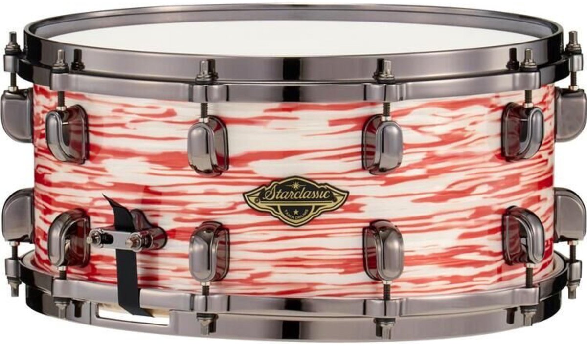 Tama WBRS65BN-RWO Starclassic Walnut/Birch Snare 14"x6,5" Red and White Oyster - Snare drum