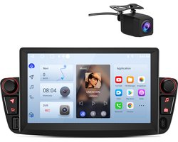 JUNSUN Android 15 Autoradio Geschikt voor Peugot 107 Citroen C1 Toyota Aygo - Draadloos CarPlay & Android Auto - Bluetooth - 7 Inch Touchscreen - Navigatiesysteem - Stuurwielbediening - WiFi - RDS - USB
