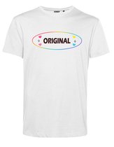T-shirt Original | Carnaval - Concerten - Pride - Valentijn| Verkleedkleding Volwassenen | wit | maat 4XL