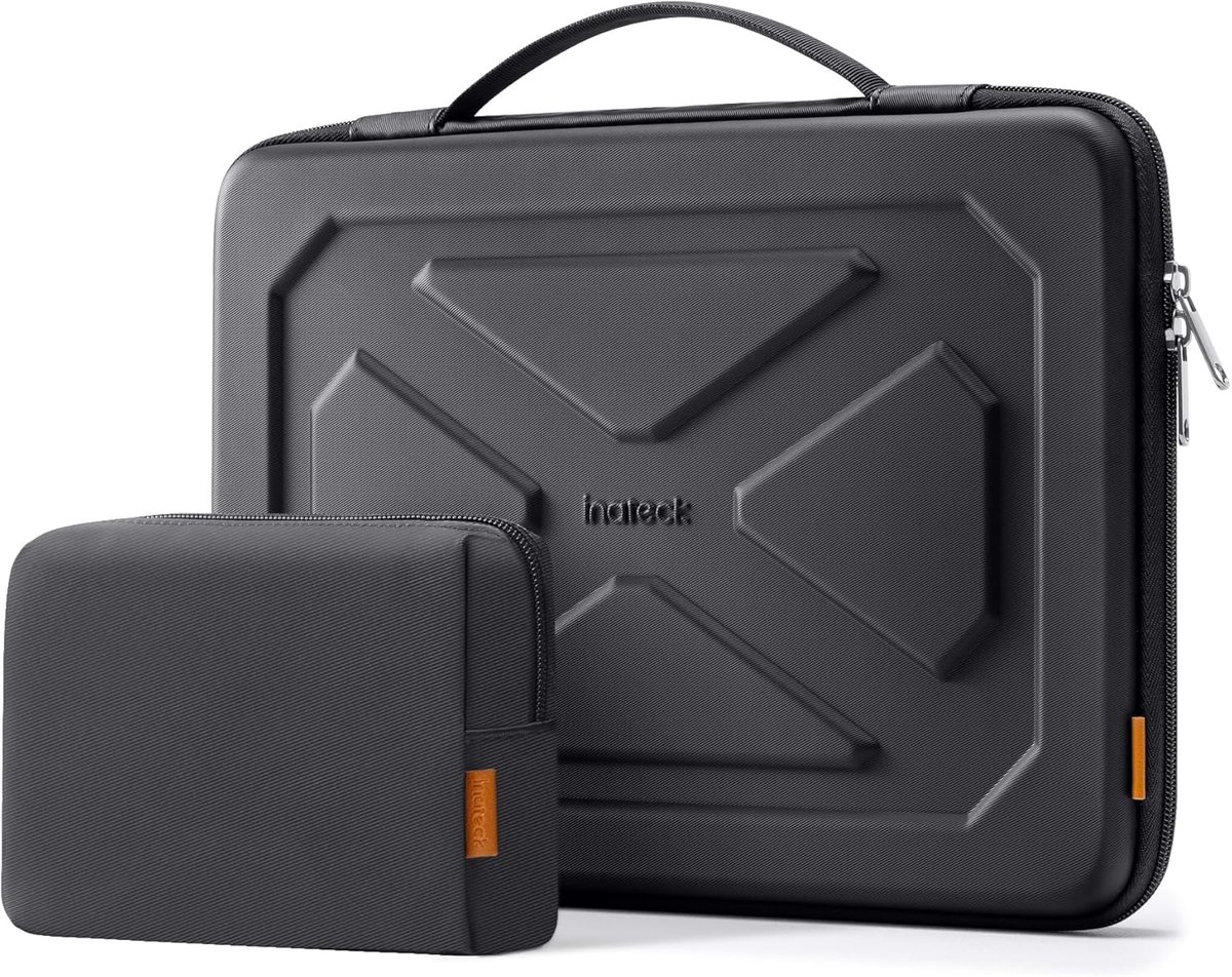 Schokbestendige laptophoes 13 inch met accessoirevak