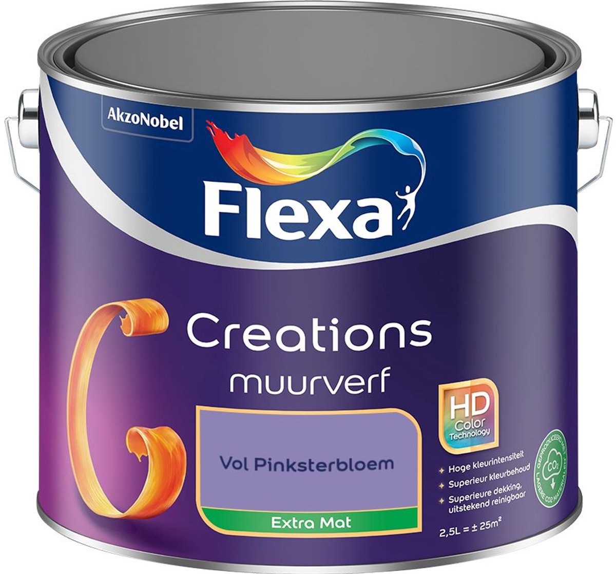 Flexa Creations Muurverf Extra Mat Vol Pinksterbloem 2,5 L