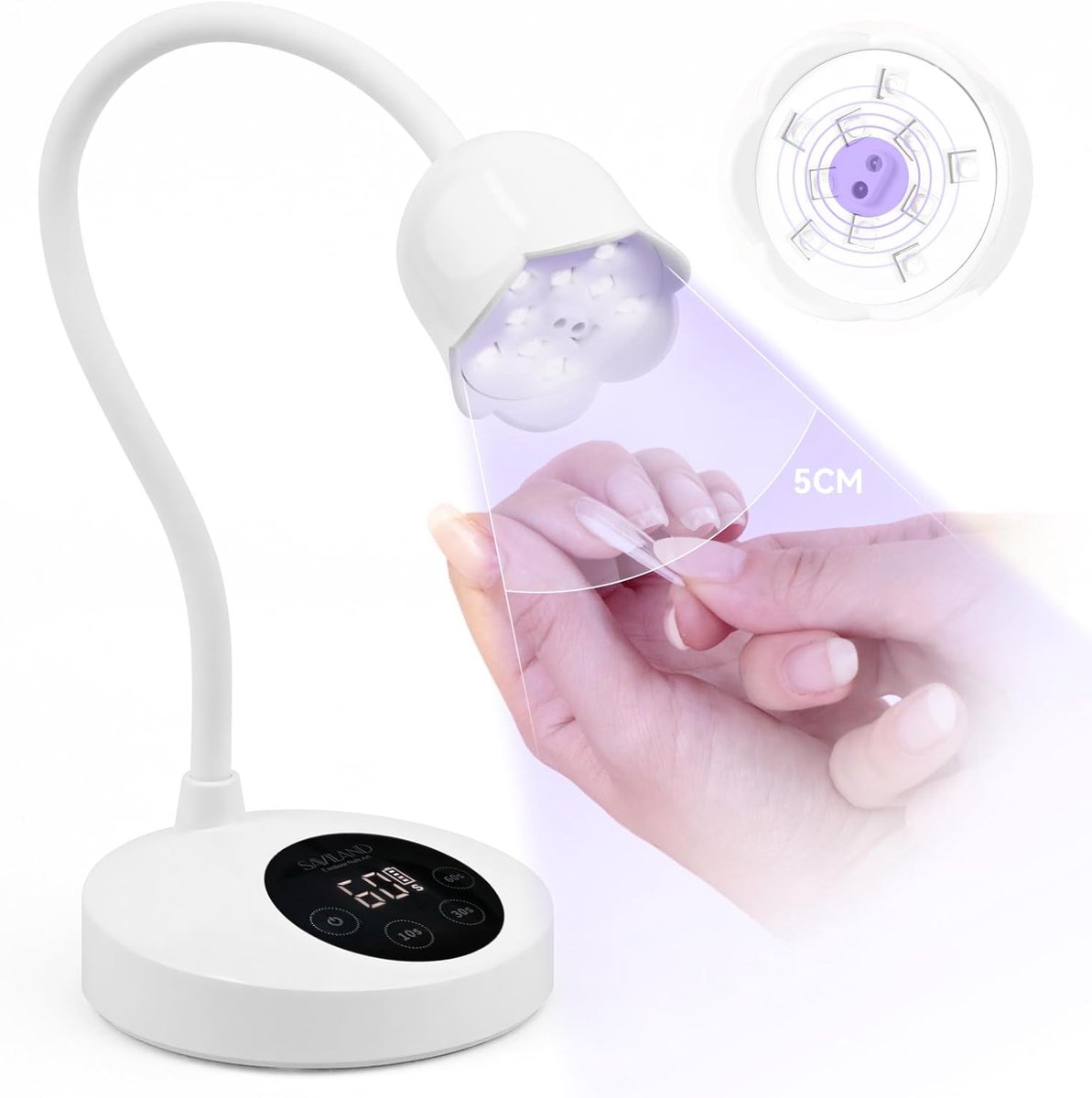 Draagbare Mini UV Nagellamp voor Gelnagellak - Oplaadbare USB LED voor Thuis en Salon