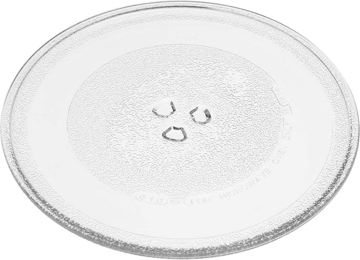 Glazen Magnetron Draaiplateau Vervanging 25.4 cm met Y-Bevestiging