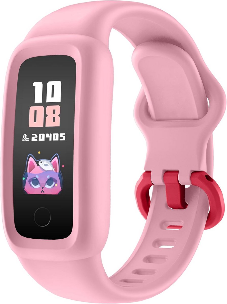 Fitnesstracker Kinderen (5-12 jaar) Stappenteller Hartslag Slaapmonitor IP68 Waterdicht