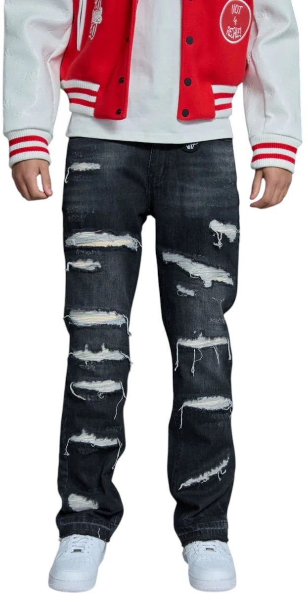 Amicci Heren Jeans Zwart AMJ42/BLA Trivoni