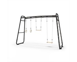 EXIT GetSet Monkeybar MB310 - Monkey Bar Klimrek voor Buiten - Speeltoestel voor Kinderen - Zwart
