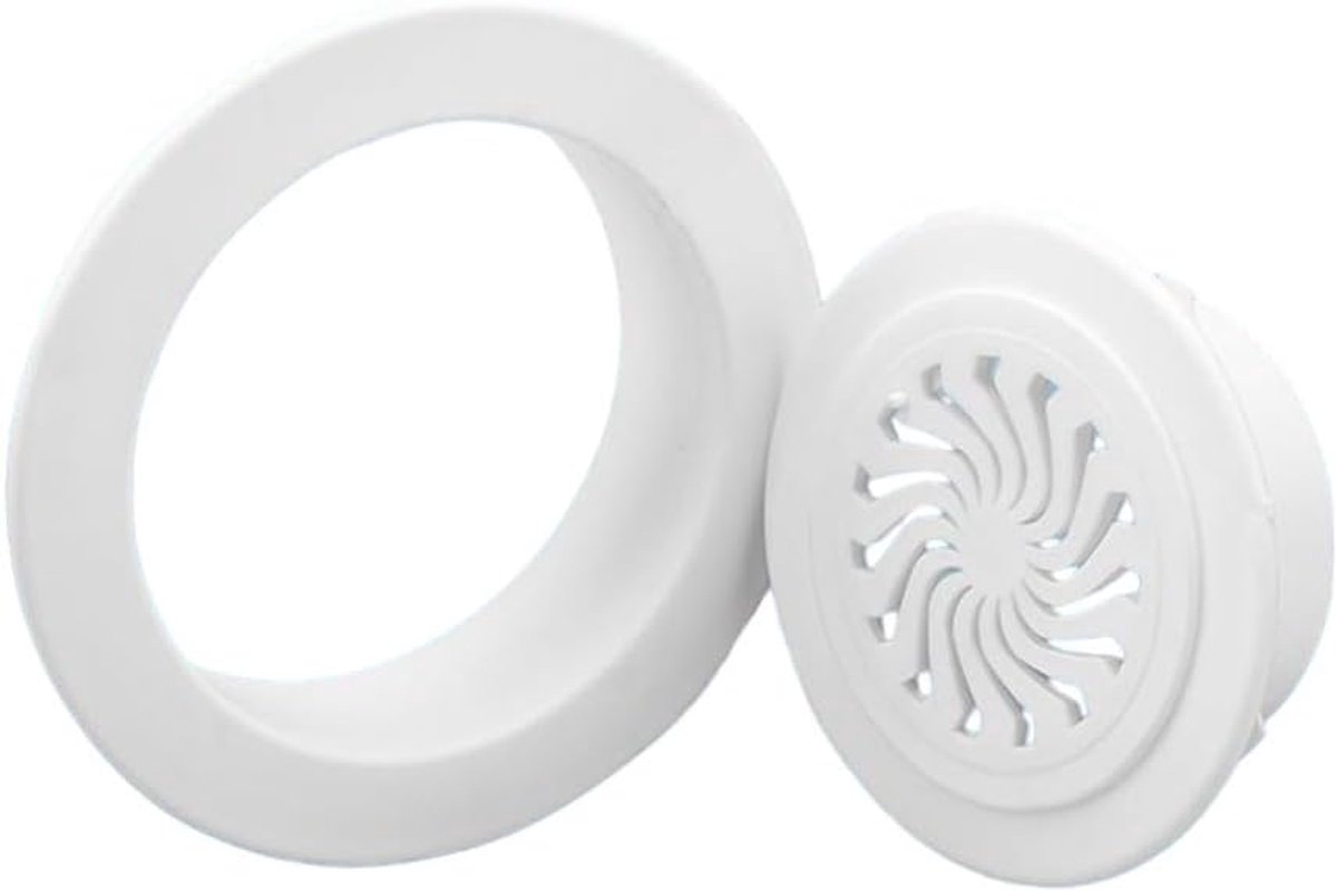 Ronde ventilatierooster voor 40mm kanaalafdekking en wandopeningen