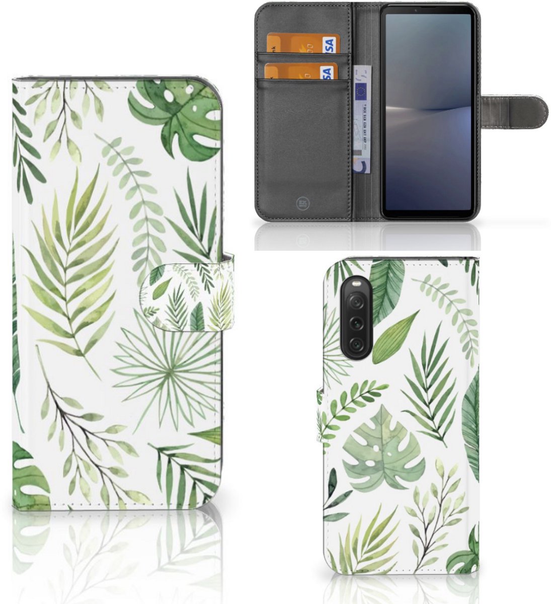 Sony Xperia 10 V Hoesje Leaves