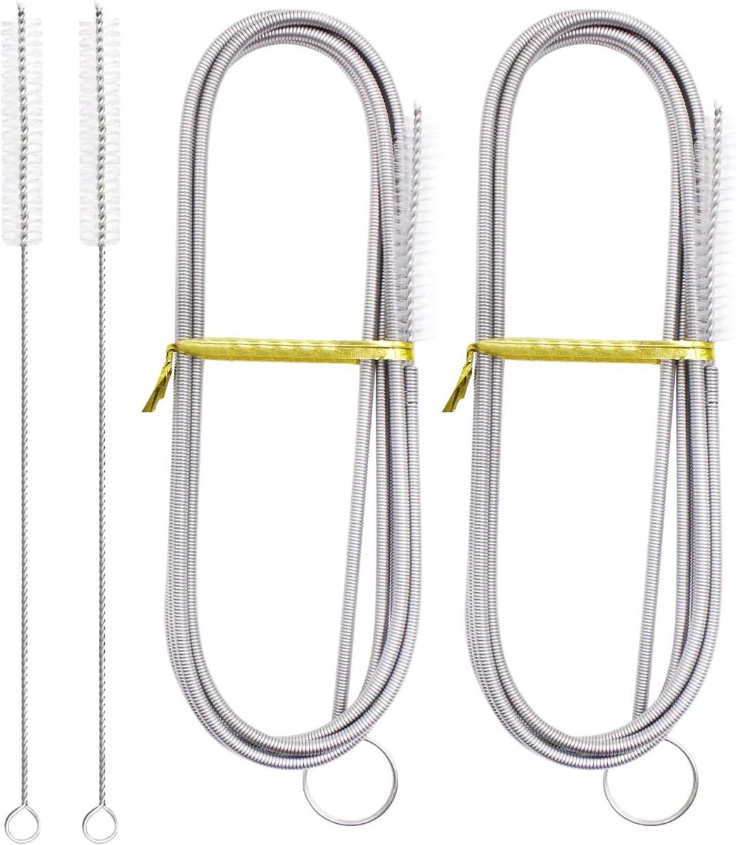 Flexibele Reinigingsborstels Set van 2 - 150 cm - Voor Koelkast & Leidingen