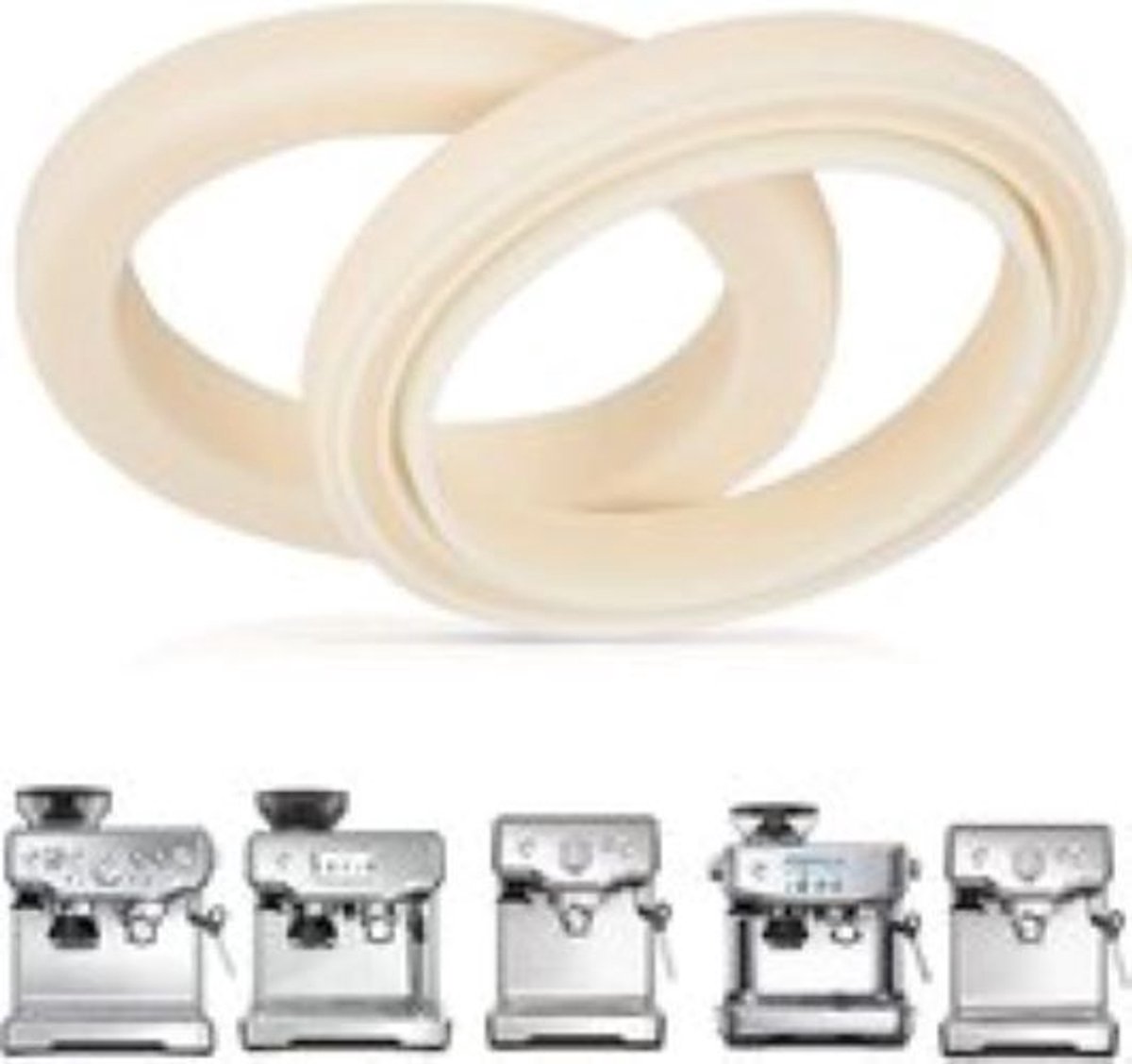 2 stuks afdichtingsringen, compatibel met koffiezetapparaat, met Sage The Barista Express BES875UK SES875BKS SES875 SES875BTR2GUK1, espressomachines afdichting, O-ring compatibel