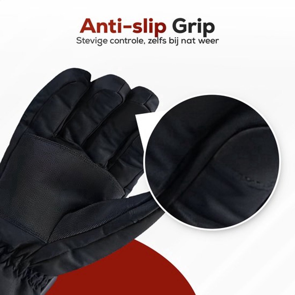 Verwarmde handschoenen - Handschoenen verwarmd - Elektrische verwarming - Winter - Oplaadbaar - Waterdicht - Winddicht - Zwart - Unisex -Geschikt voor DC-interfaces — cadeau in Sport & Outdoor - foto 3