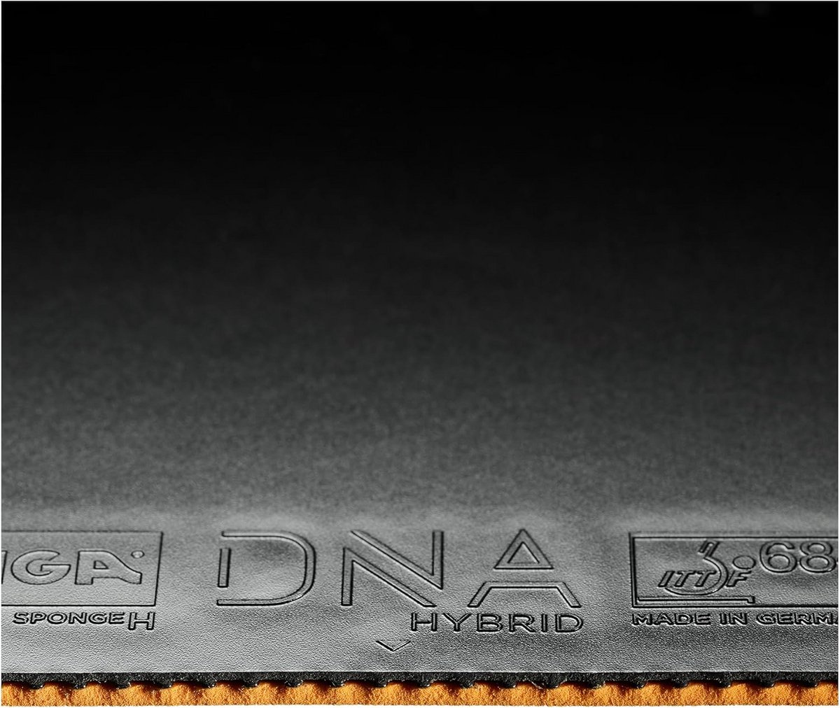 Offensief tafeltennisbelag DNA Hybrid H – hard sponsrubber voor maximale spin en controle