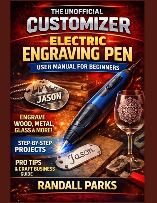 Customizer Electric Engraving Pen User Manual for Beginners - cover