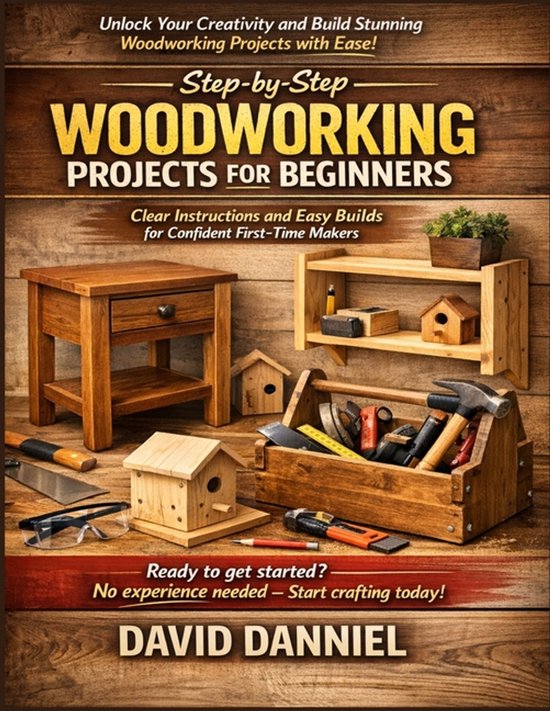 Step-by-Step Woodworking Projects for Beginners, David Danniel ...