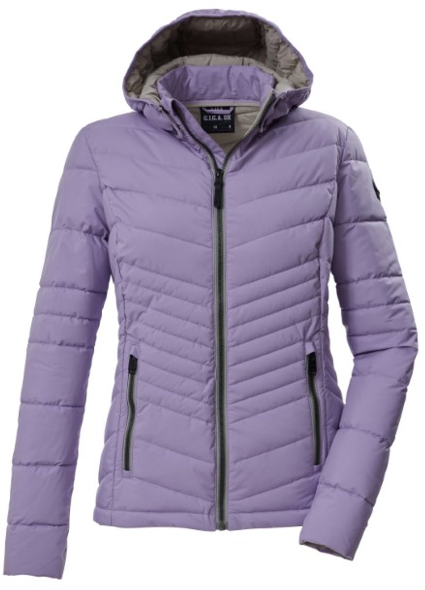Killtec dames tussenjas - 43947 - stepp jas - padded - lavendel - maat 42