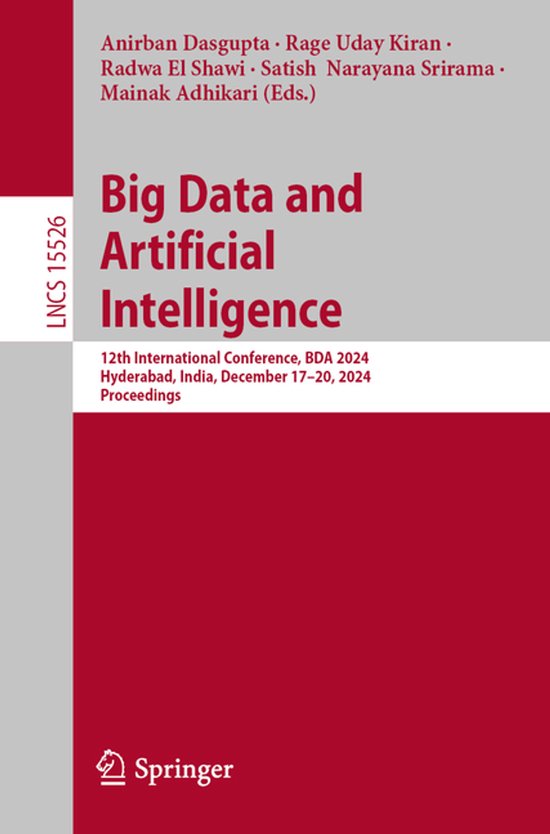 Lecture Notes in Computer Science15526- Big Data and Artific ... - cover