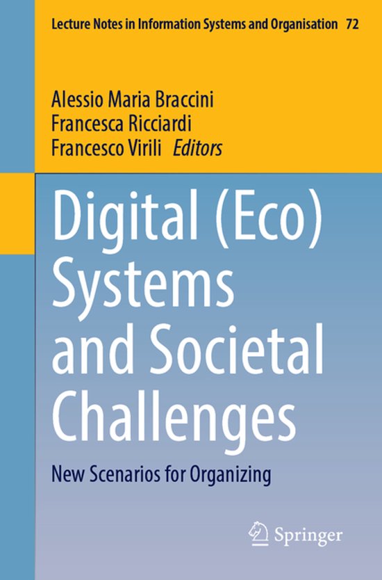 Lecture Notes in Information Systems and Organisation72- Dig ... - cover