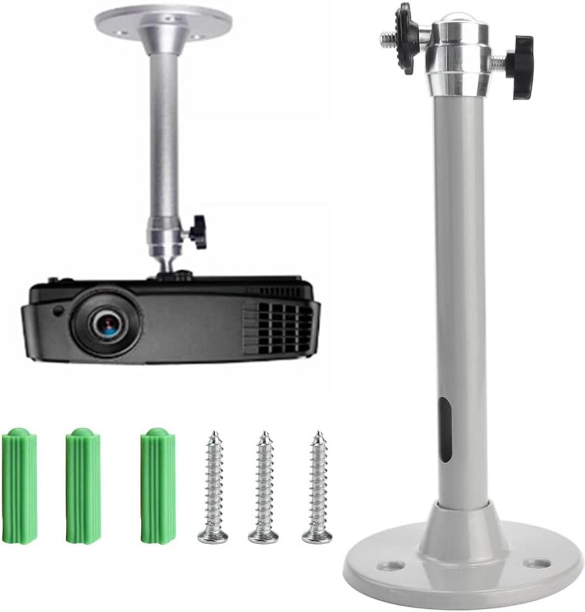 Universele Plafond- en Muurbeugel voor Mini Projector - Verstelbaar en Robuust