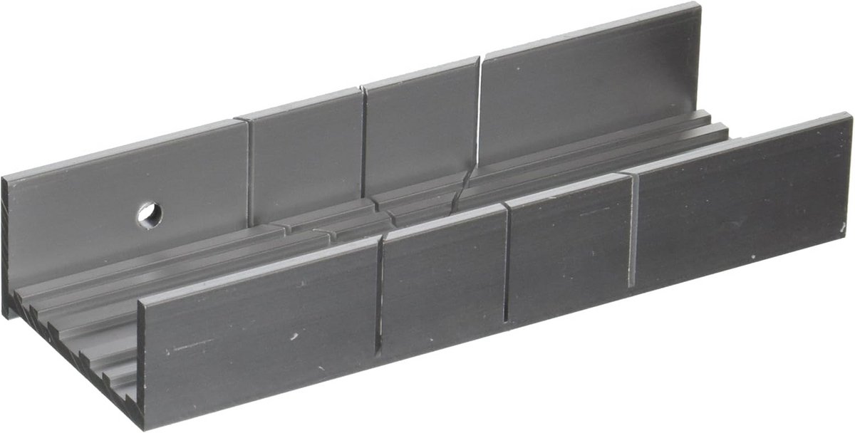 Aluminium Verstekbak voor Precisie Hak- en Zaagwerk - 90 & 45 Graden Hoeken