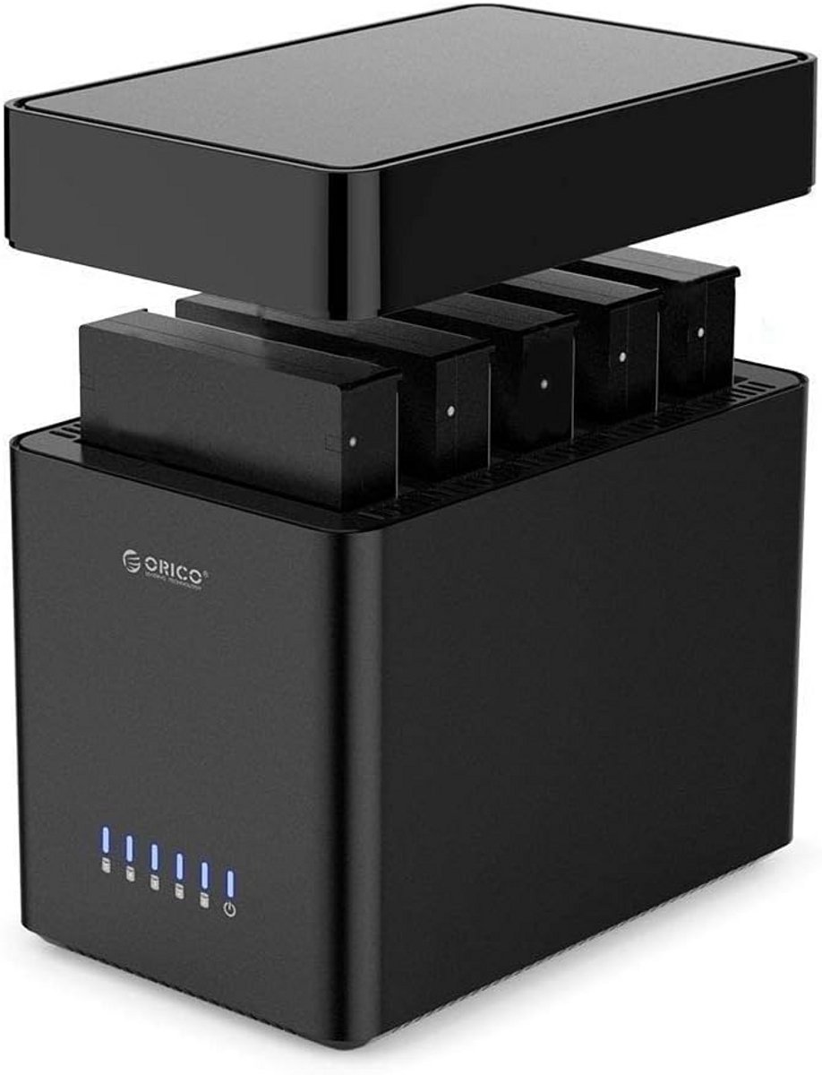 5-bay USB 3.0 externe harde schijf behuizing voor 3,5 inch SATA SSD HDD