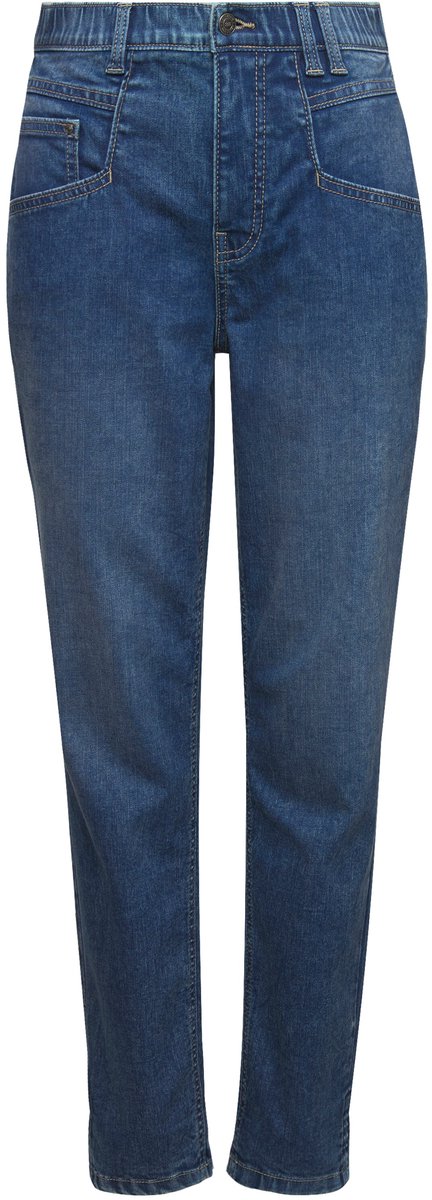 Laurasøn - Dames - Wortel-jeans wijde pasvorm 5-pocket model - Blauw denim - Maat 58