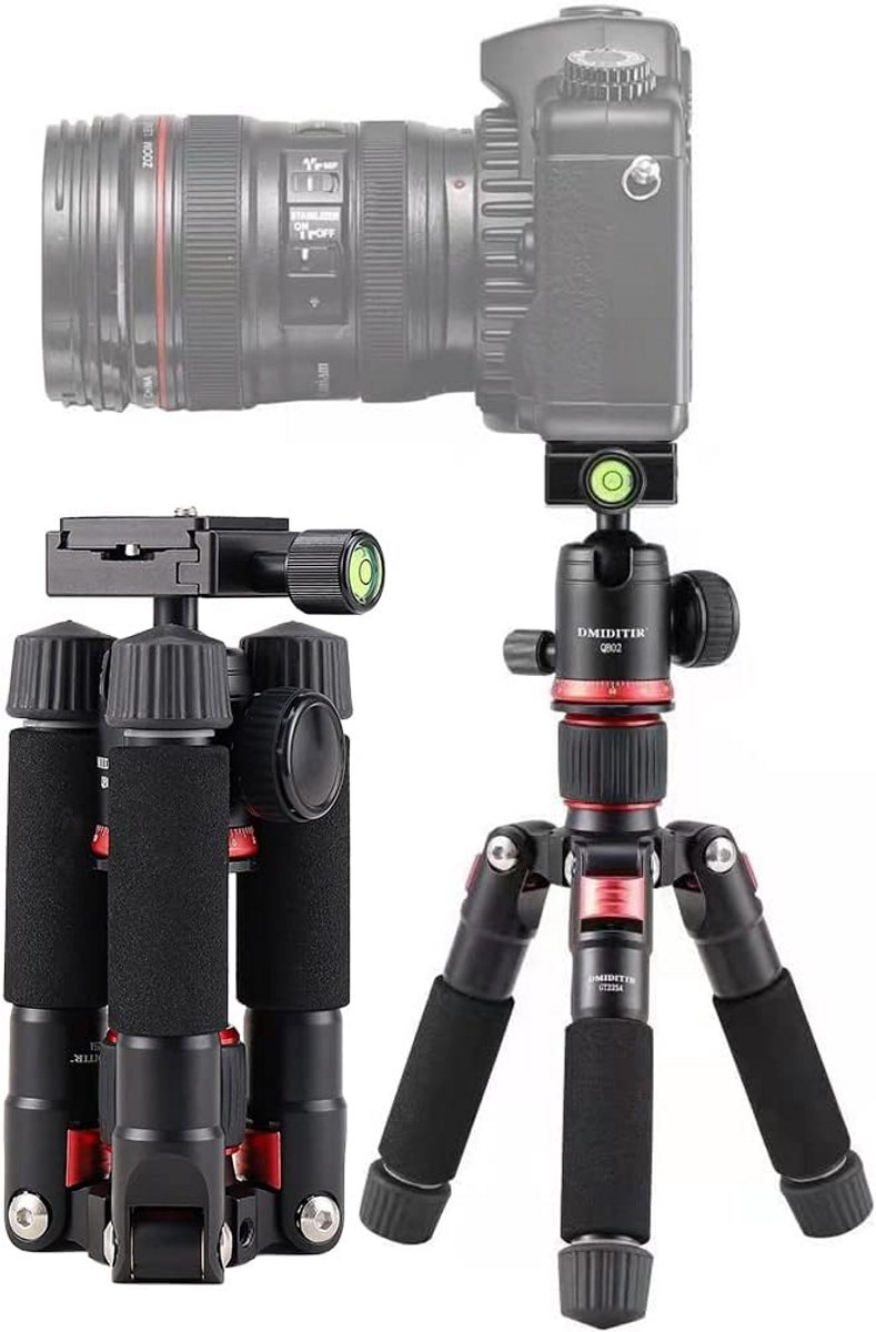 Professioneel Lichtgewicht Aluminium Statief voor DSLR Camera's met 360 Graden Balhoofd