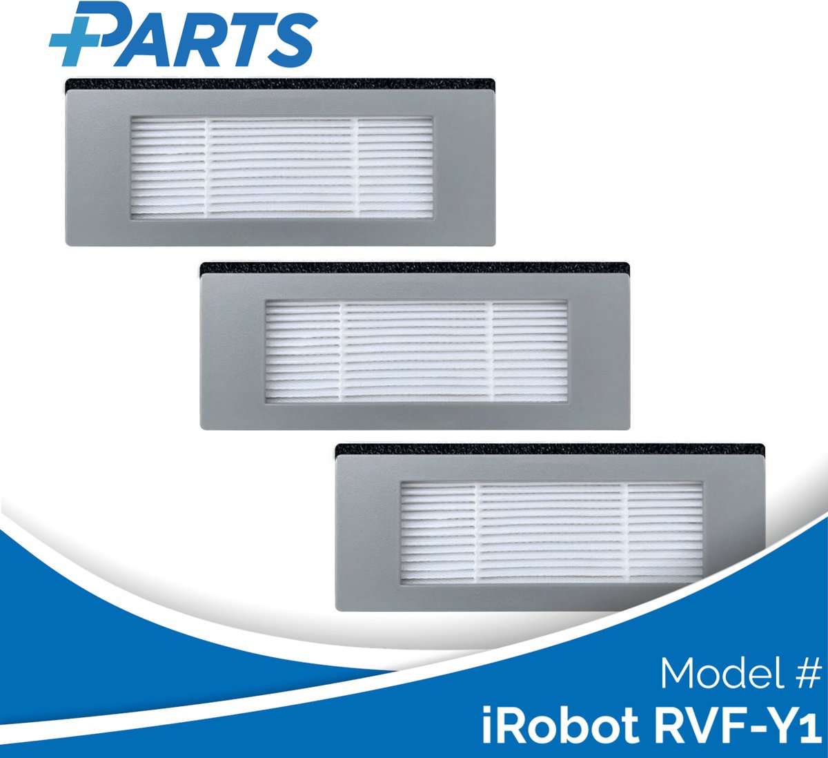 iRobot RVF-Y1 Filters (3 Stuks, Plus.Parts® alternatief voor 4720114)