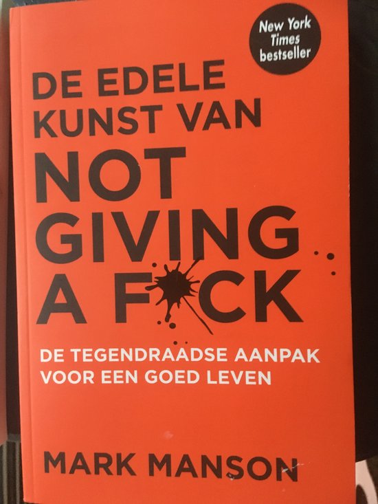 De edele kunst van not giving a fuck - cover