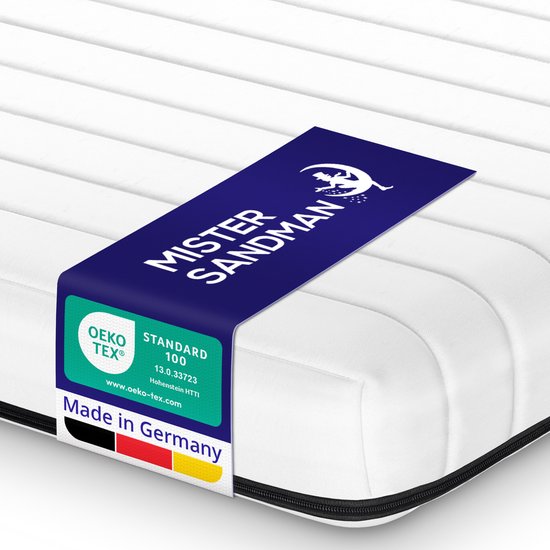 Matelas 140x200 cm - Mousse confort - Wit - Matelas - Medium