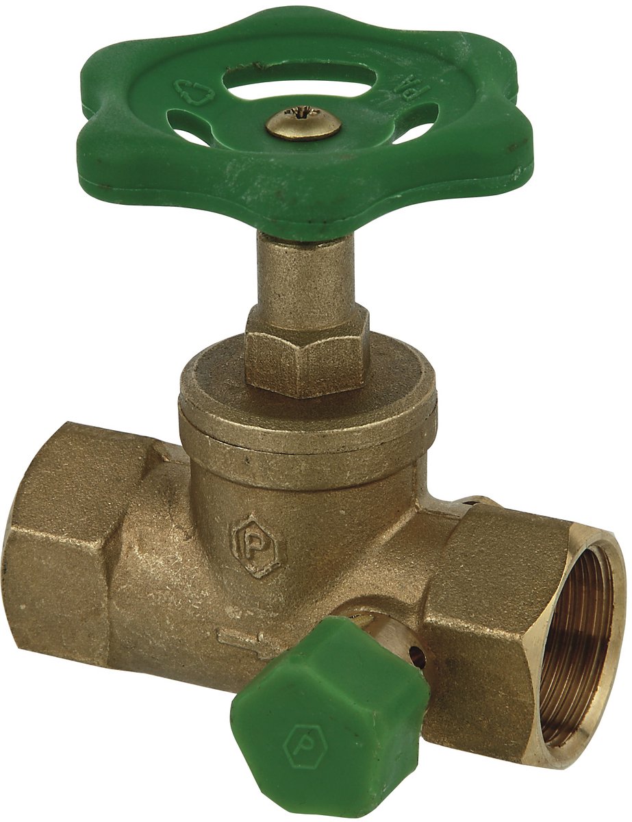 KIRCHHOFF bolventiel, 3/4"BI, met afvoer