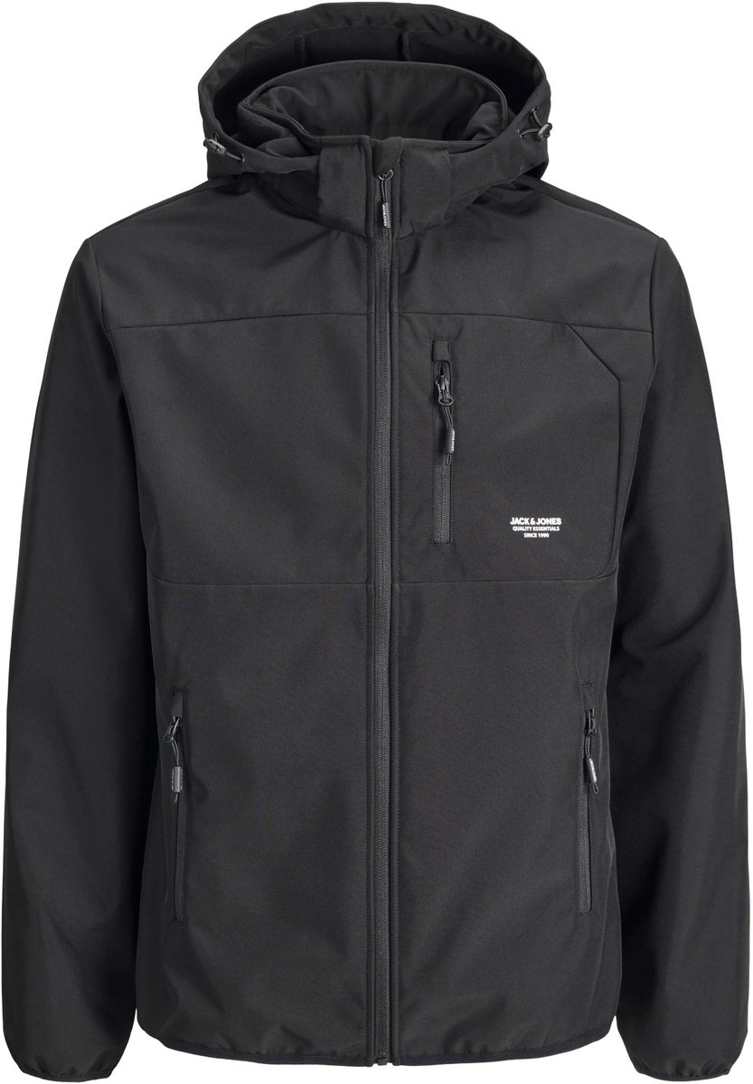 Jack & Jones Heren Outdoorjas Theo Softshell Jacket Zwart