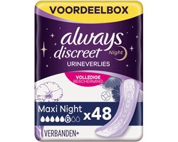 Always Discreet Incontinentie Discreet Night Maxi - 48 stuks