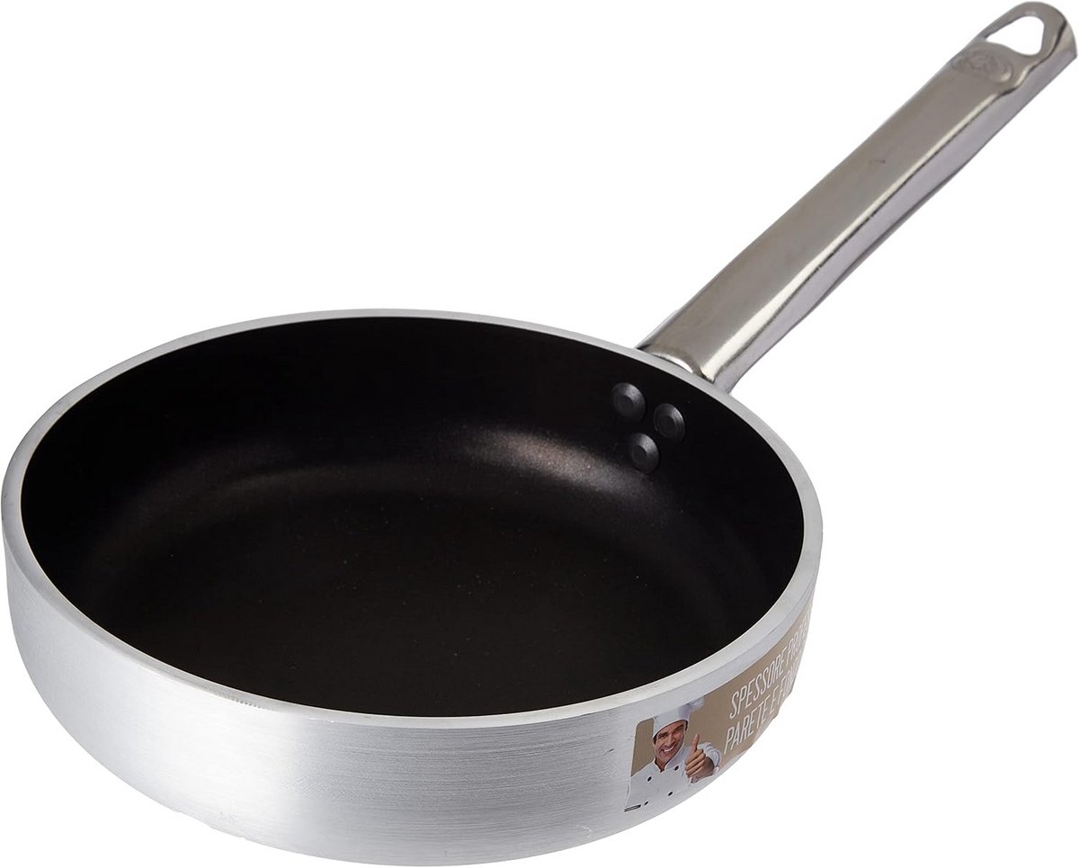 Professionele aluminium koekenpan 36 cm met antiaanbaklaag