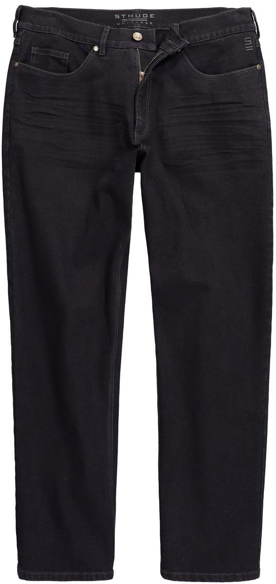 STHUGE - Heren - Jeans 5-pocket Baggy Fit - Zwart - Maat 72