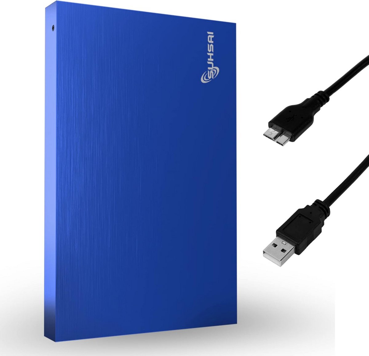 Draagbare Externe Harde Schijf 250GB USB 3.0 Opslag voor Laptop, PC, Mac en Gameconsole - Blauw