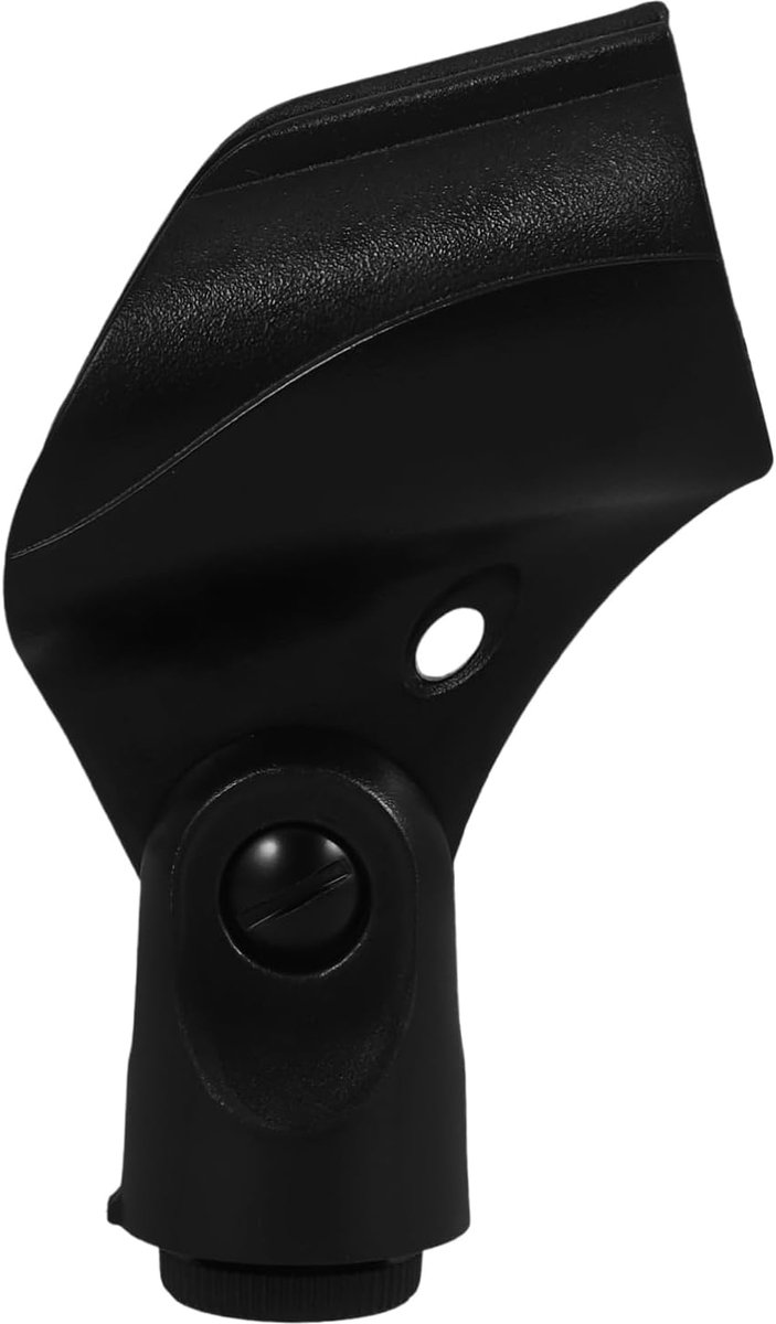 Microfoon Klem - Cliphouder - Podium Gebruik - Verstelbare Klem - 10cm Breed - Zwart