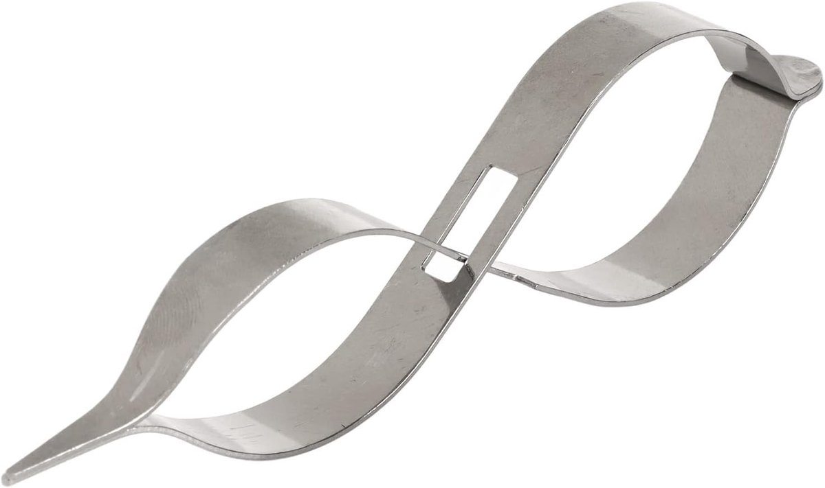 Sieraden Soldeerpincet - Kruisvergrendelende Clip - Sieraden Reparatie - Hoge Elasticiteit - 13 cm Lengte - Zilverkleurig